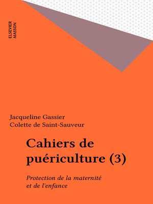 cover image of Cahiers de puériculture (3)